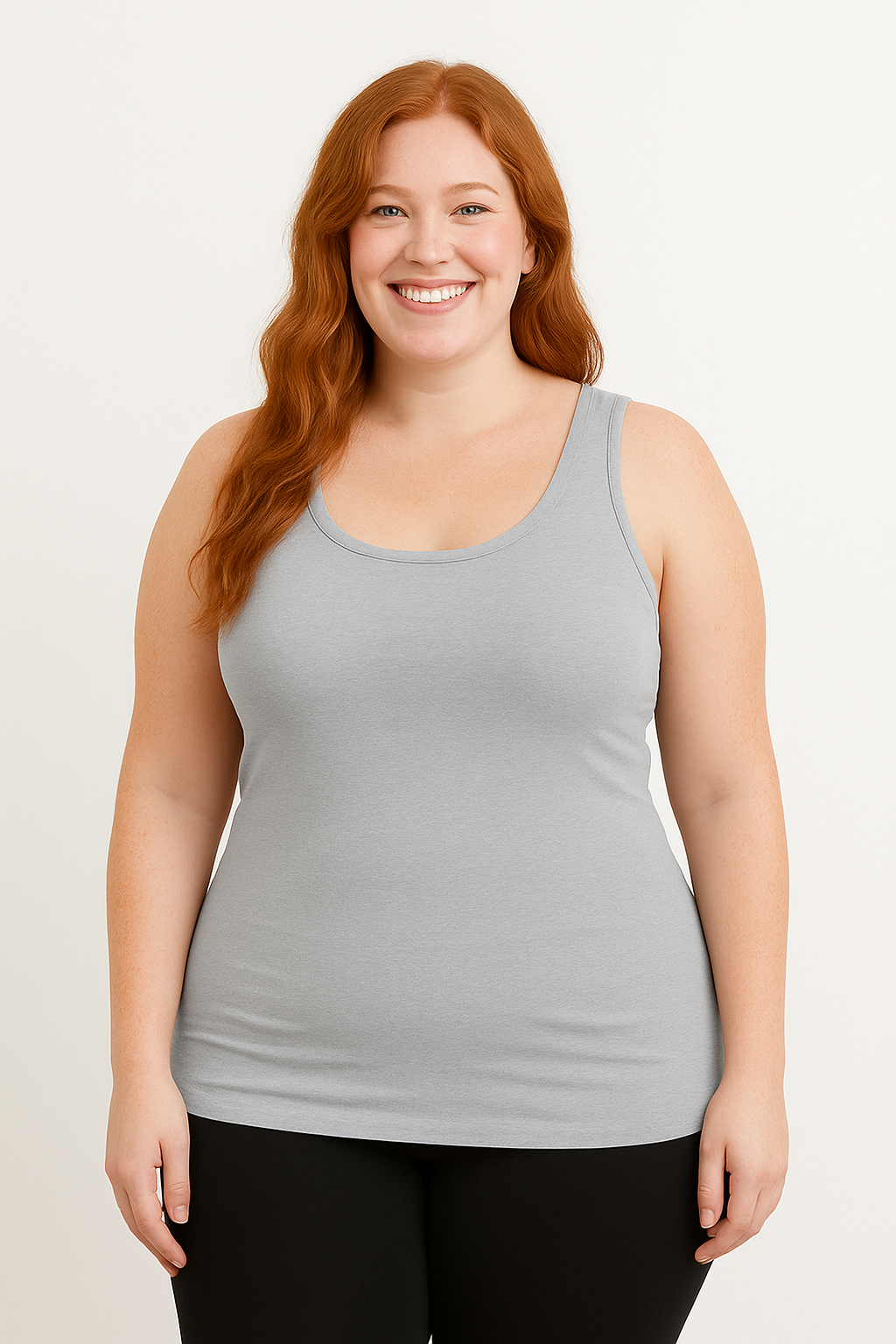 SJ Essential Long Tank - Metal Grey