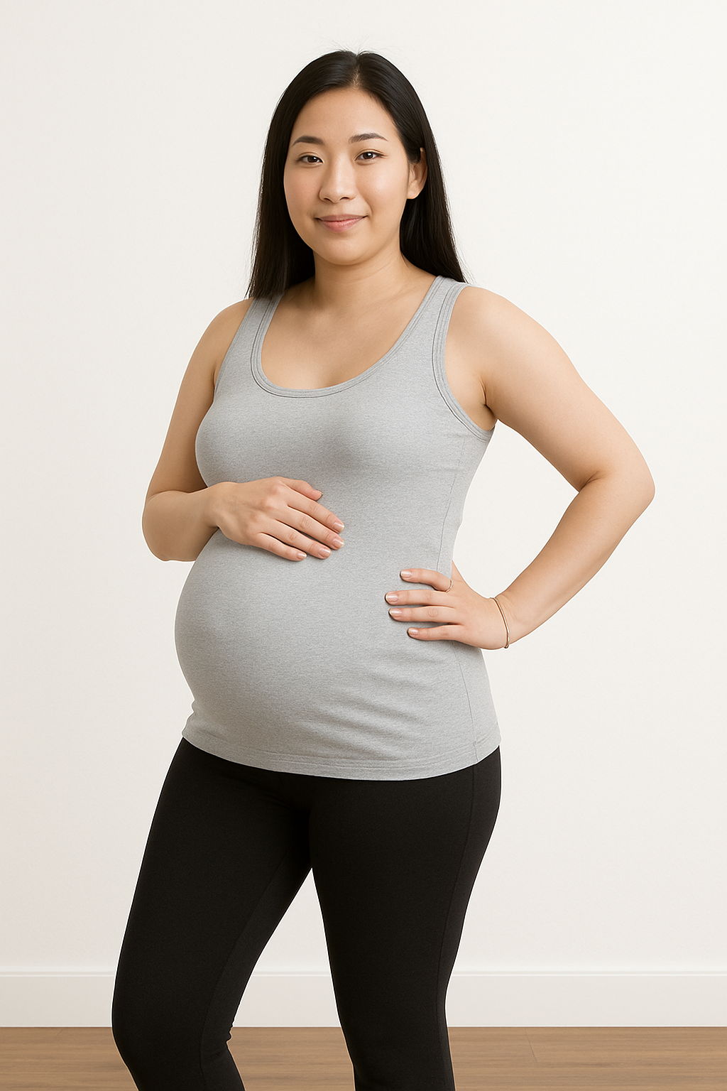 SJ Essential Long Tank - Metal Grey