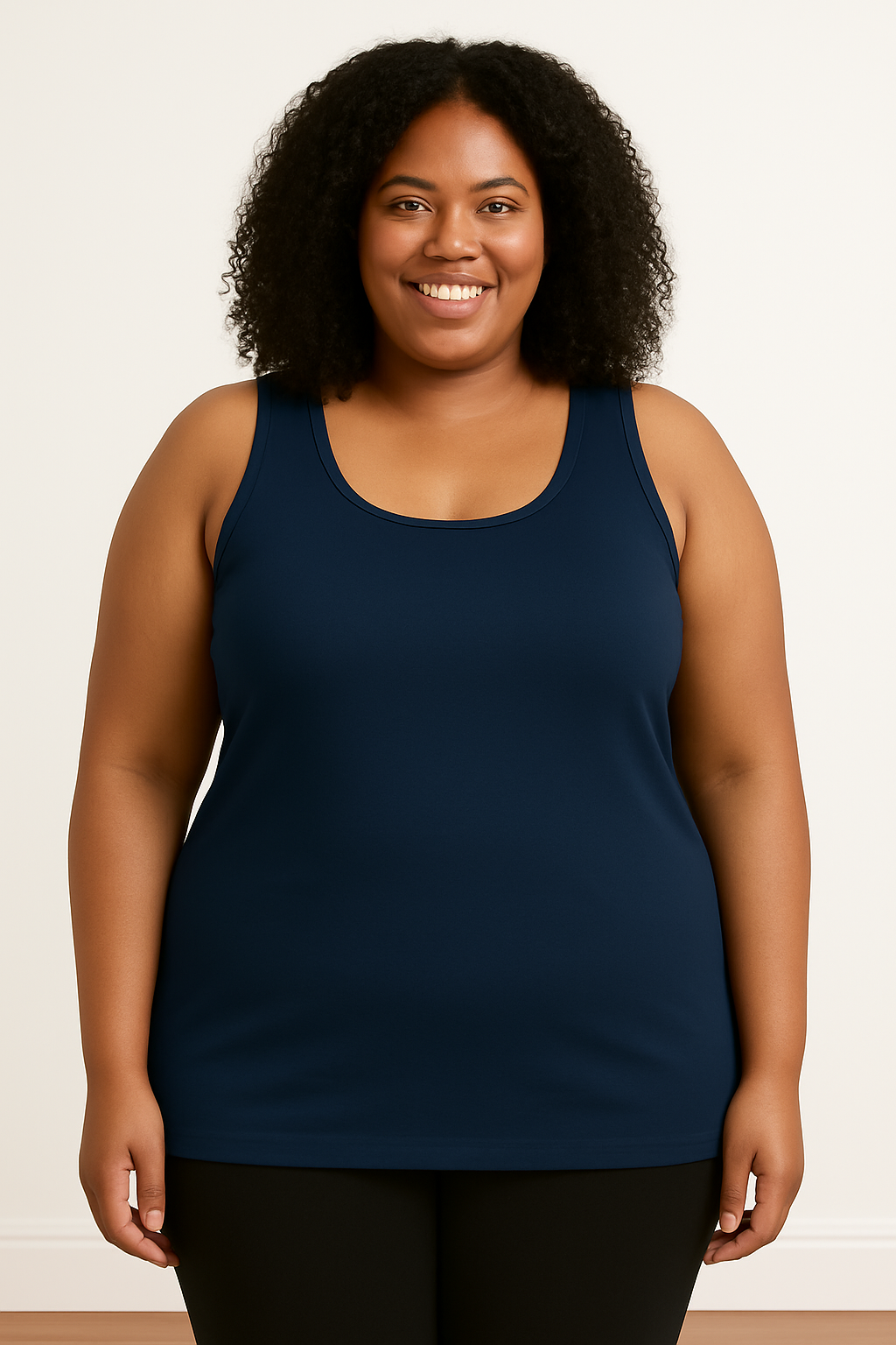 SJ Essential Long Tank - Navy