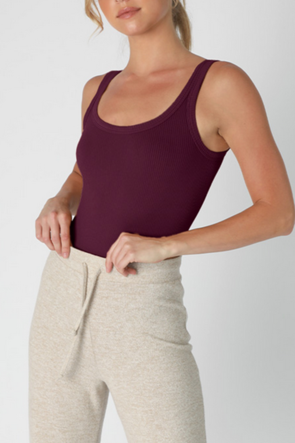 SJ Essential Ribbed Bodysuit - Fig