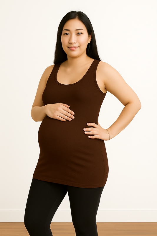 SJ Essential Long Tank - Coffee Bean